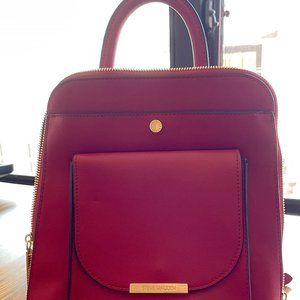 Steve Madden Red Leather Backpack
